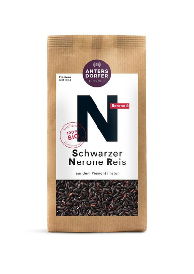 Produktfoto zu Schwarzer Nerone Reis Vollkorn 250g