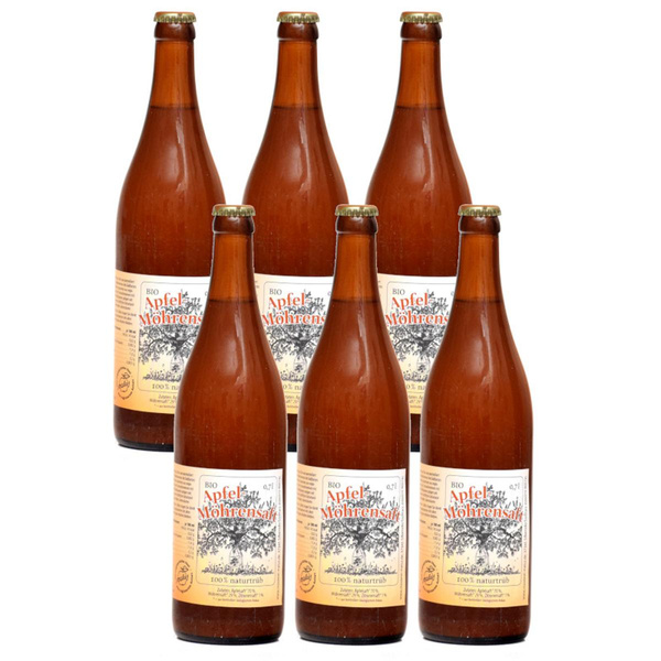 Produktfoto zu Kiste Apfel-Möhren-Saft 6*0,7l