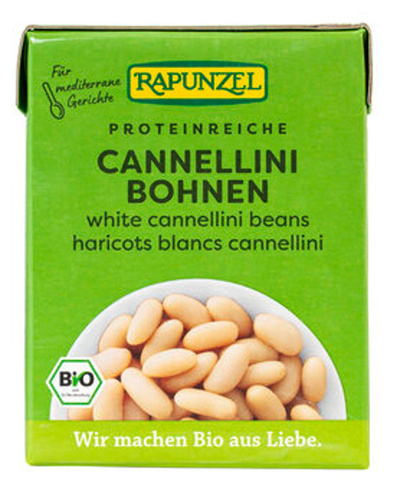 Produktfoto zu Weiße Cannellini Bohnen im Tetra Pak 380g