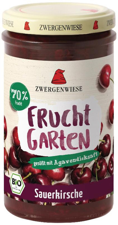 Produktfoto zu Fruchtgarten Sauerkirsche 225g