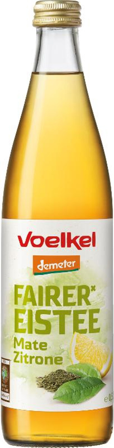 Produktfoto zu Eistee Mate & Zitrone 0,5l