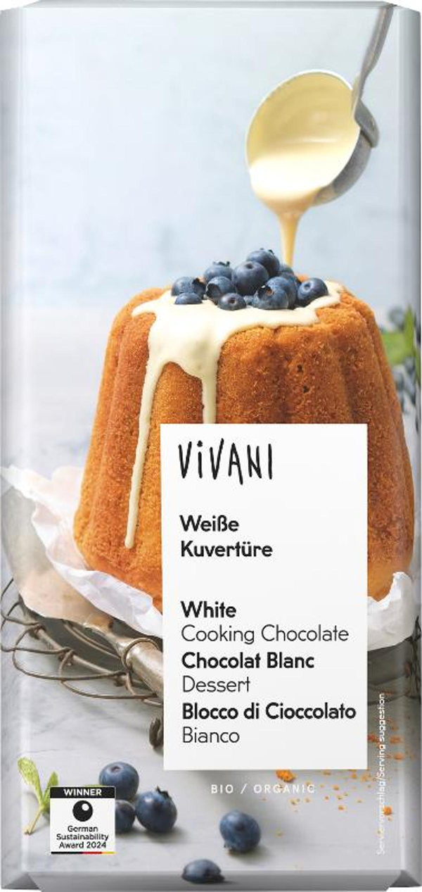 Produktfoto zu Kuvertüre Weiße 150g