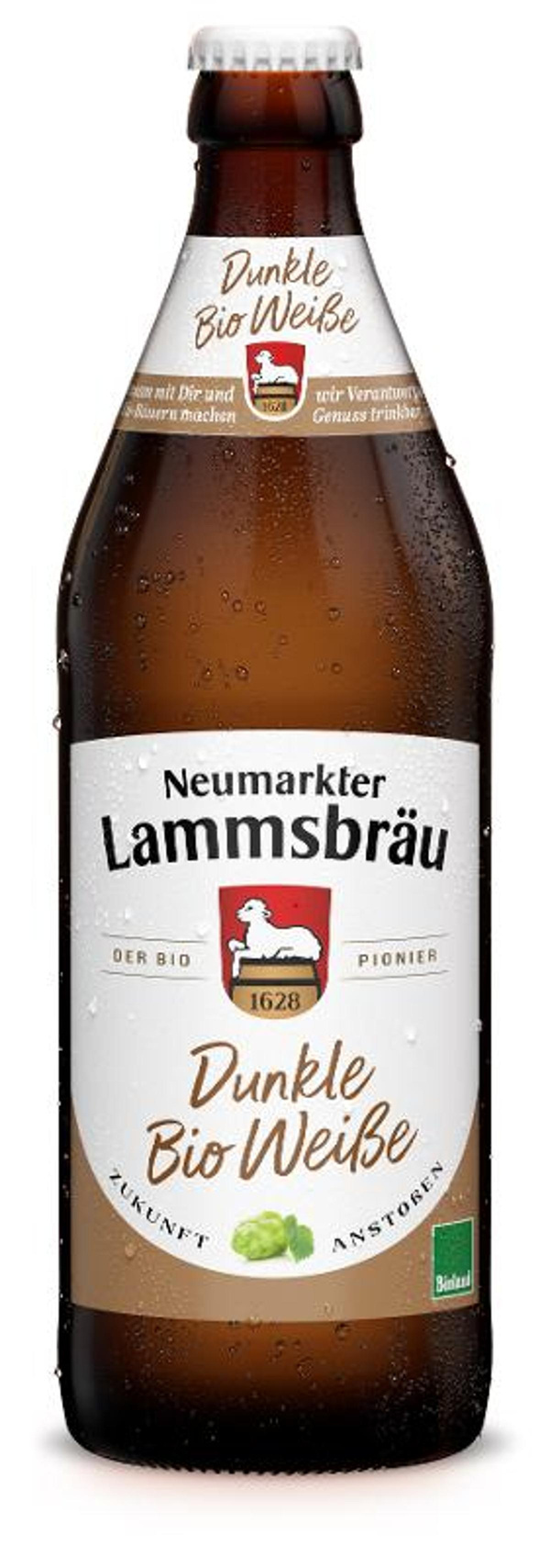 Produktfoto zu Kiste Lammsbräu Dunkle Weiße 10*0,5l
