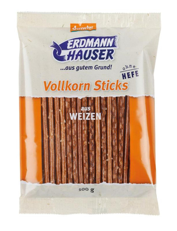Produktfoto zu Salzsticks Weizen Vollkorn 100g