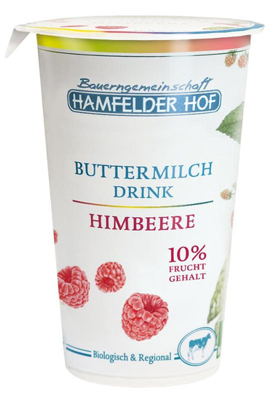 Produktfoto zu Buttermilchdrink Himbeere 250 ml