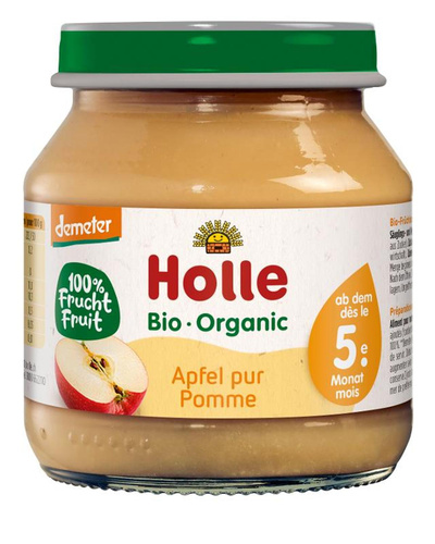 Produktfoto zu Baby-Gläschen Apfel pur 6 Gläser à 125g