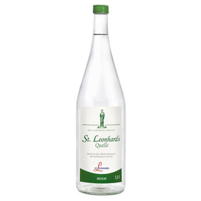 Produktfoto zu St. Leonhard MEDIUM Flasche 1l