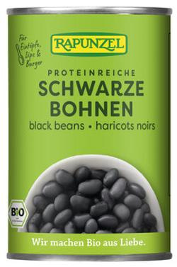 Produktfoto zu Schwarze Bohnen in der Dose