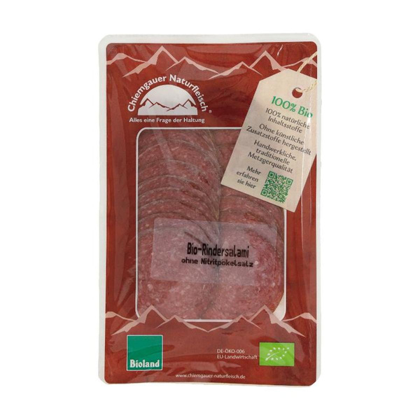 Produktfoto zu Rindersalami geschnitten