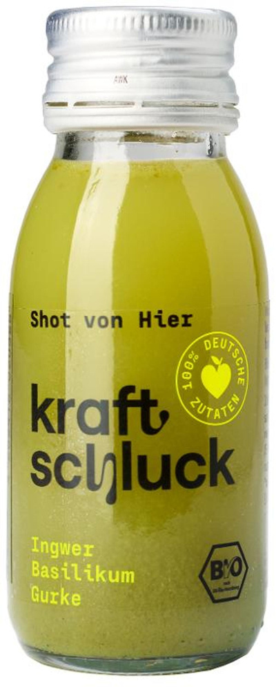 Produktfoto zu Shot Ingwer-Basilikum-Gurke 60ml