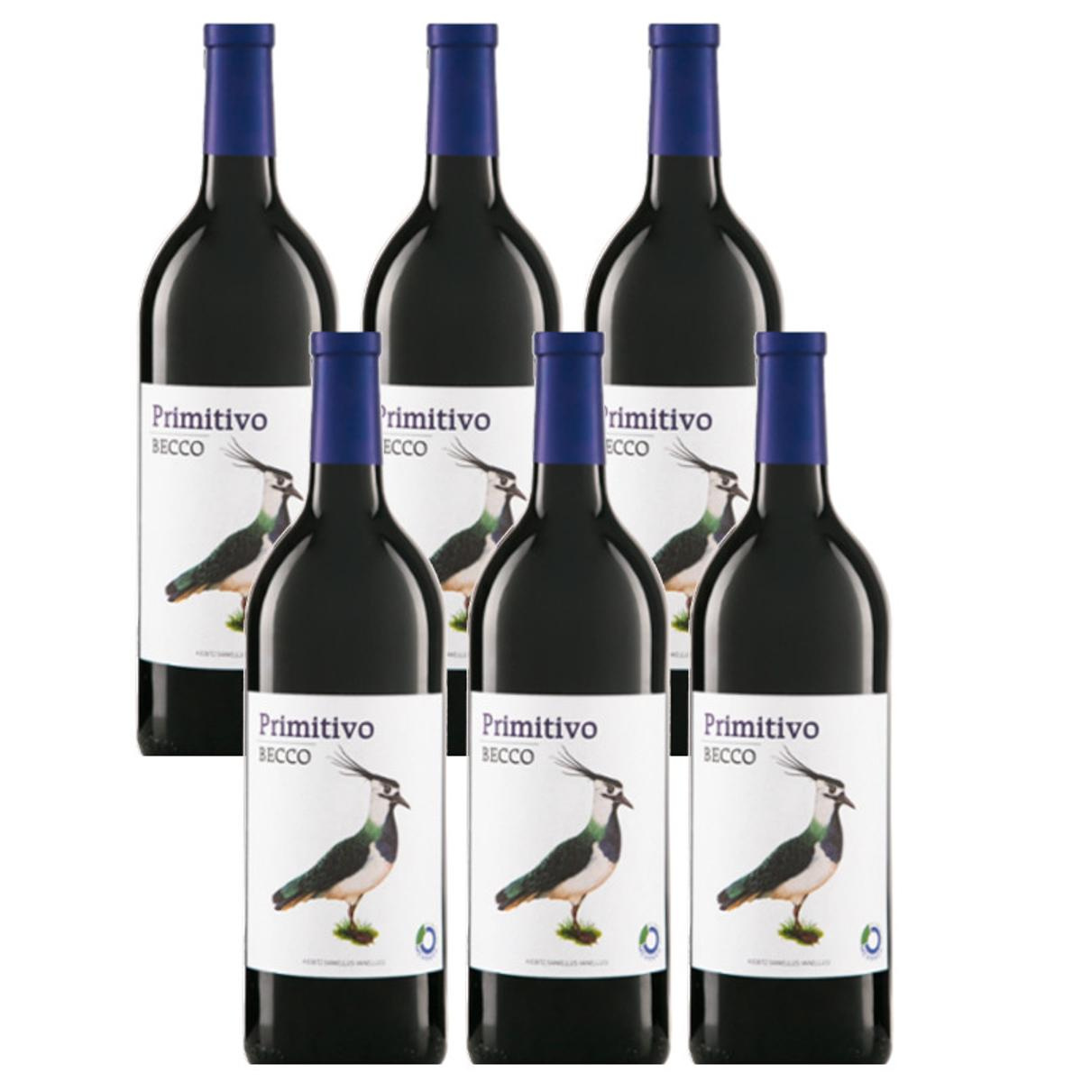 Kiste Becco Primitivo Puglia 6*1l