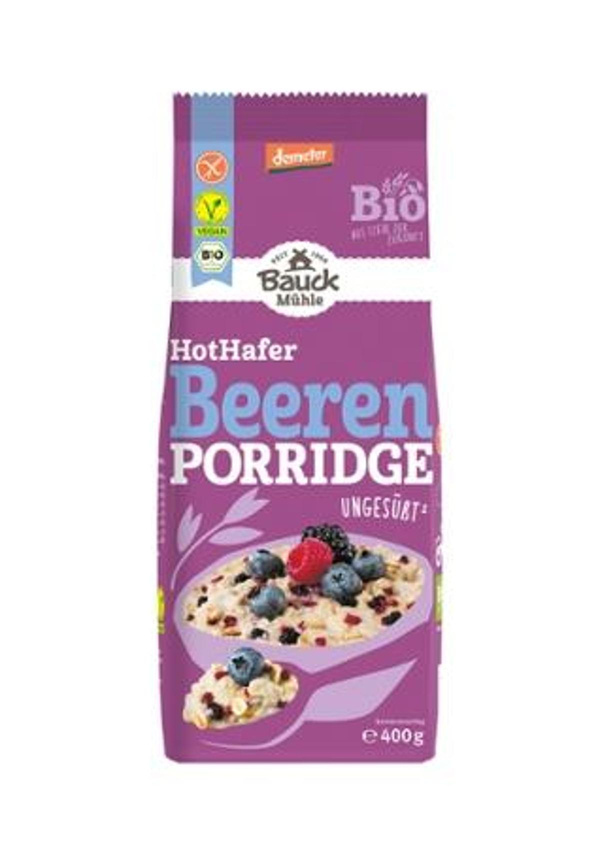 Produktfoto zu Frühstücksbrei Hot Hafer Beere 400g glutenfrei