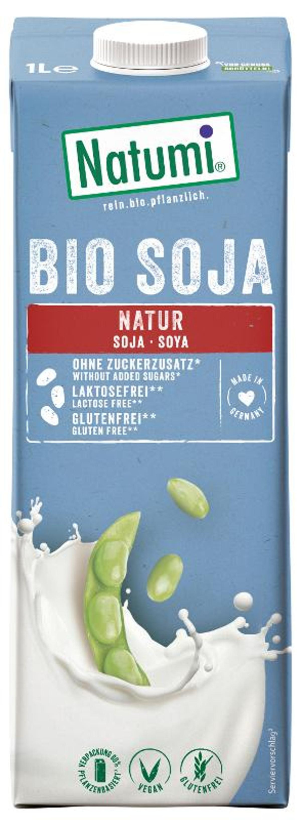 Produktfoto zu Soja-Drink natur 8*1l Kiste T