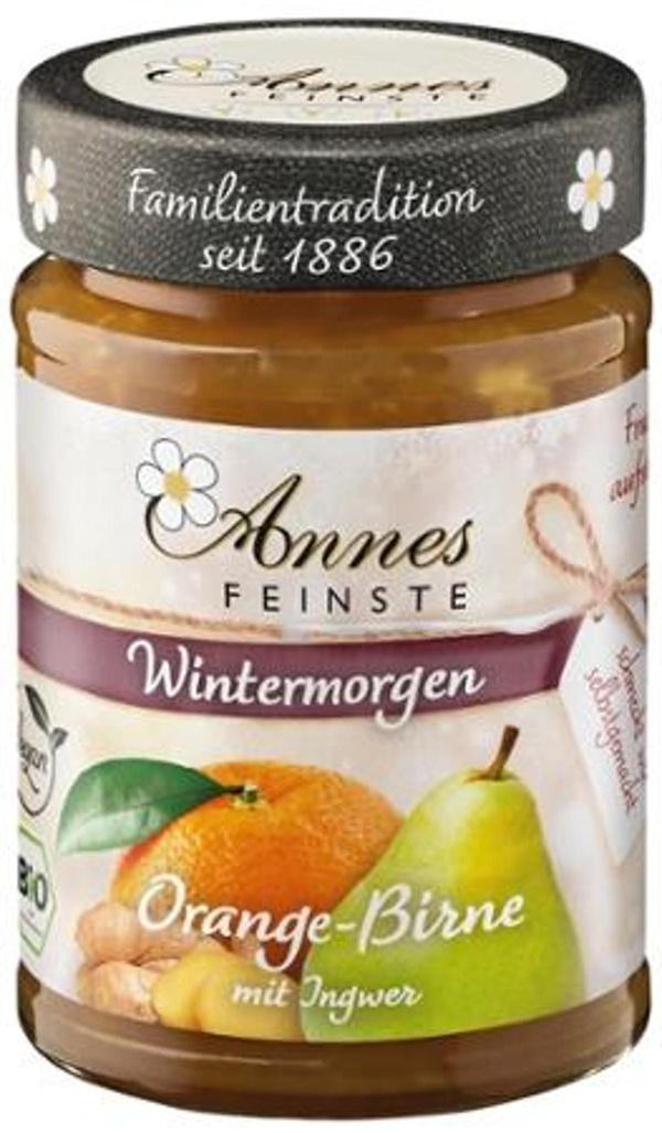 Produktfoto zu Wintermorgen Marmelade Orange-Birne 200g