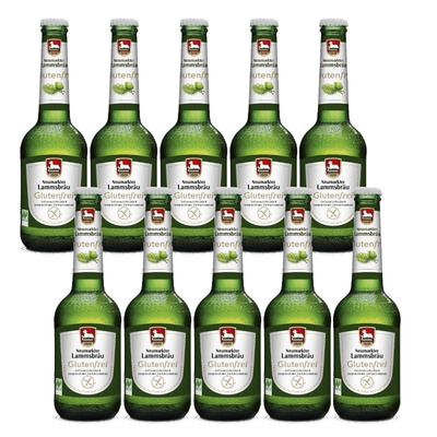 Produktfoto zu Kiste Lammsbräu glutenfrei 10*0,33l