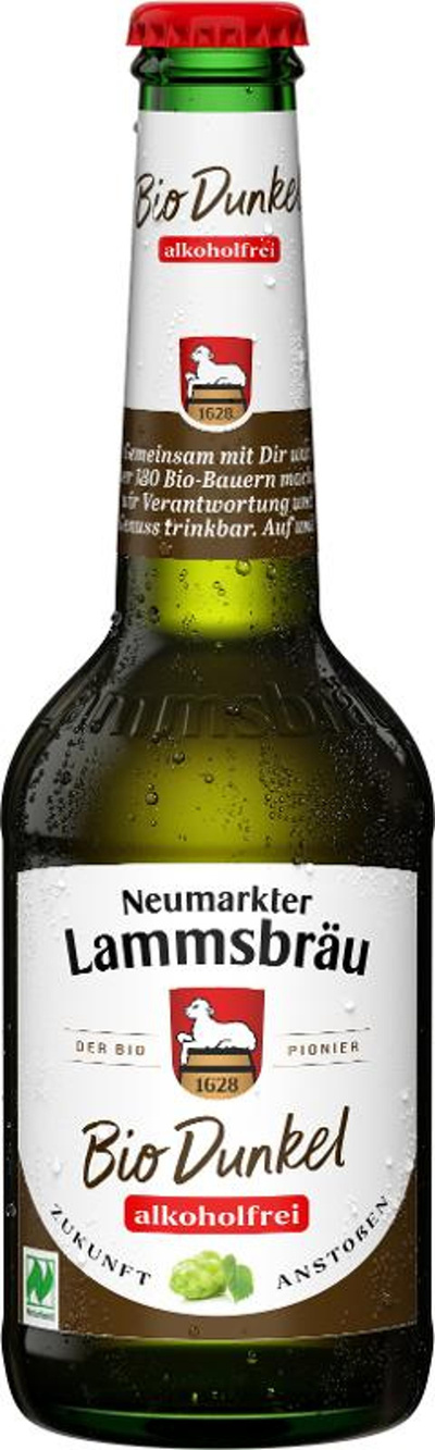 Produktfoto zu Lammsbräu Dunkel alkoholfrei 0,33l