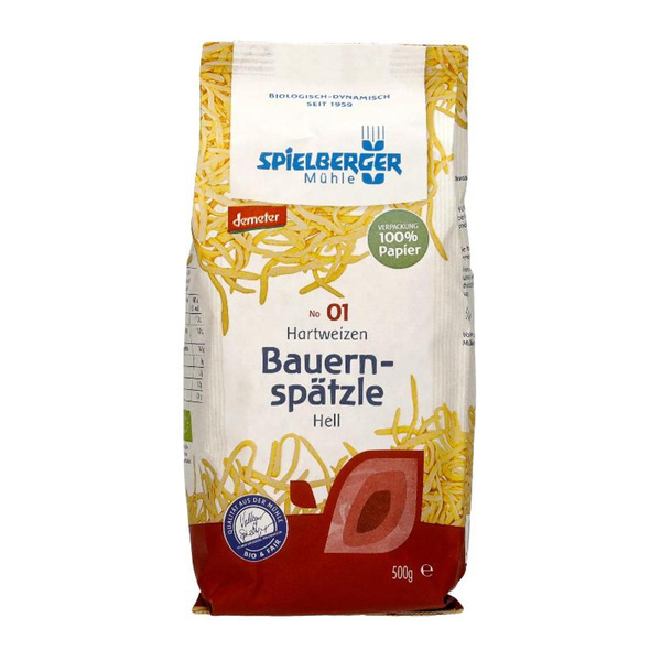 Produktfoto zu Schwäbische Bauernspätzle 500g vegan