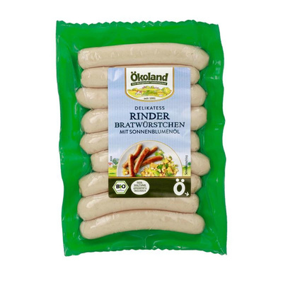 Produktfoto zu Rinderbratwürstchen Ökoland
