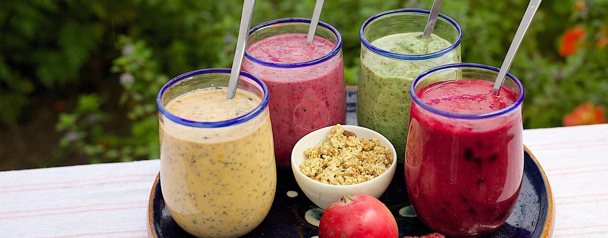 Vier Smoothies für gesunde Abwechslung 