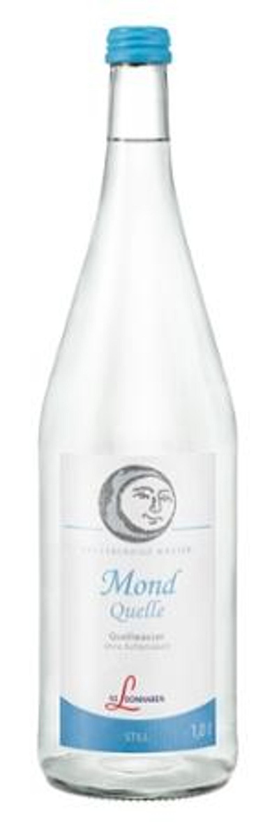 Produktfoto zu Kiste Mondquelle Aqua Luna still St. Leonhardt 6*1l