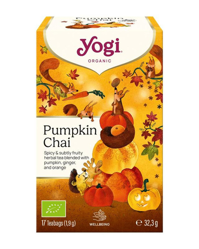 Produktfoto zu Yogi Tee Pumpkin Chai 17 Teebeutel