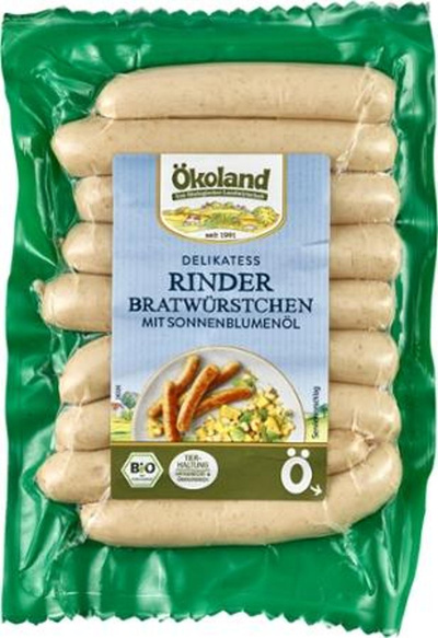 Produktfoto zu Rinderbratwürstchen Ökoland