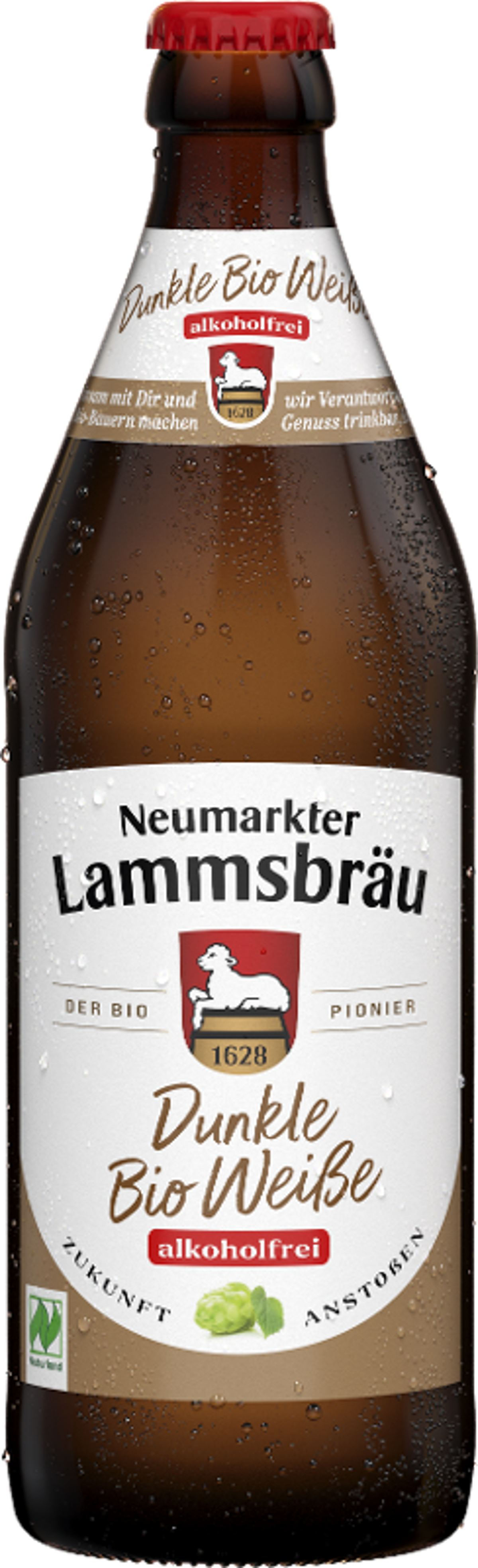 Kiste Lammsbräu Dunkle Weisse alkoholfrei 10*0,5l