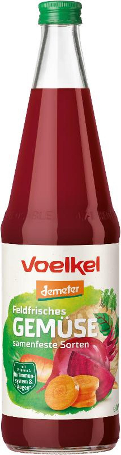 Produktfoto zu Gemüsesaft feldfrisch Demeter 0,7l