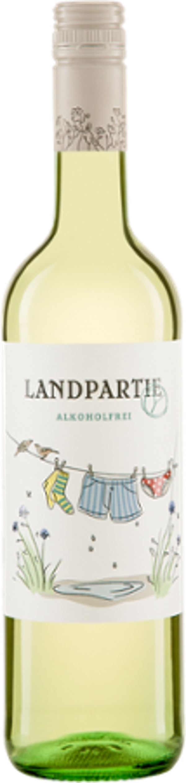 Produktfoto zu Kiste Landparty alkoholfrei Weiß 6*0,75l