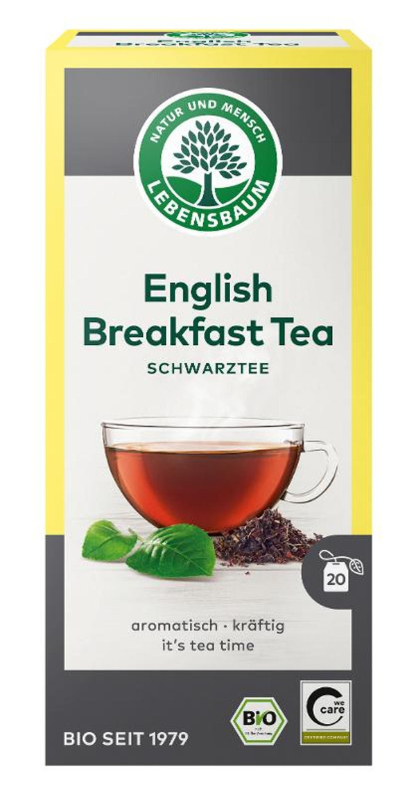 Produktfoto zu Schwarztee English Breakfast 20 Teebeutel