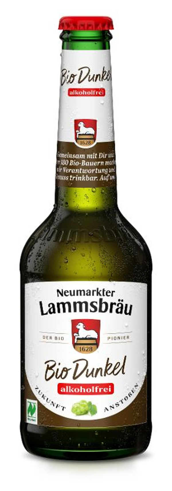 Produktfoto zu Kiste Lammsbräu Dunkel alkoholfrei 10*0,33l