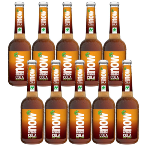 Produktfoto zu Kiste now Orange Cola 10*0,33l