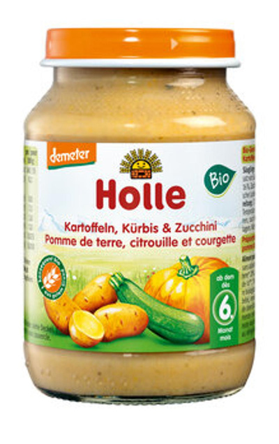 Produktfoto zu Baby-Gläschen Kartoffel-Kürbis mit Zucchini 6 Gläser à 190g