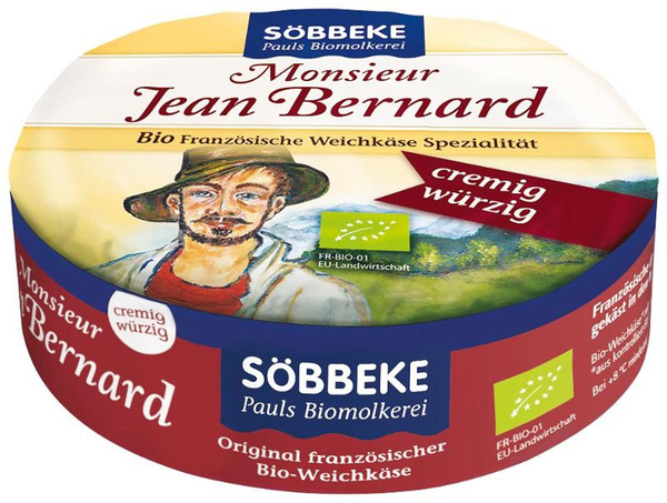 Produktfoto zu Monsieur Jean Bernard französischer Weichkäse 60%