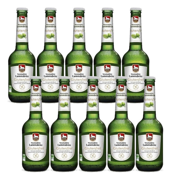 Produktfoto zu Kiste Lammsbräu glutenfrei 10*0,33l