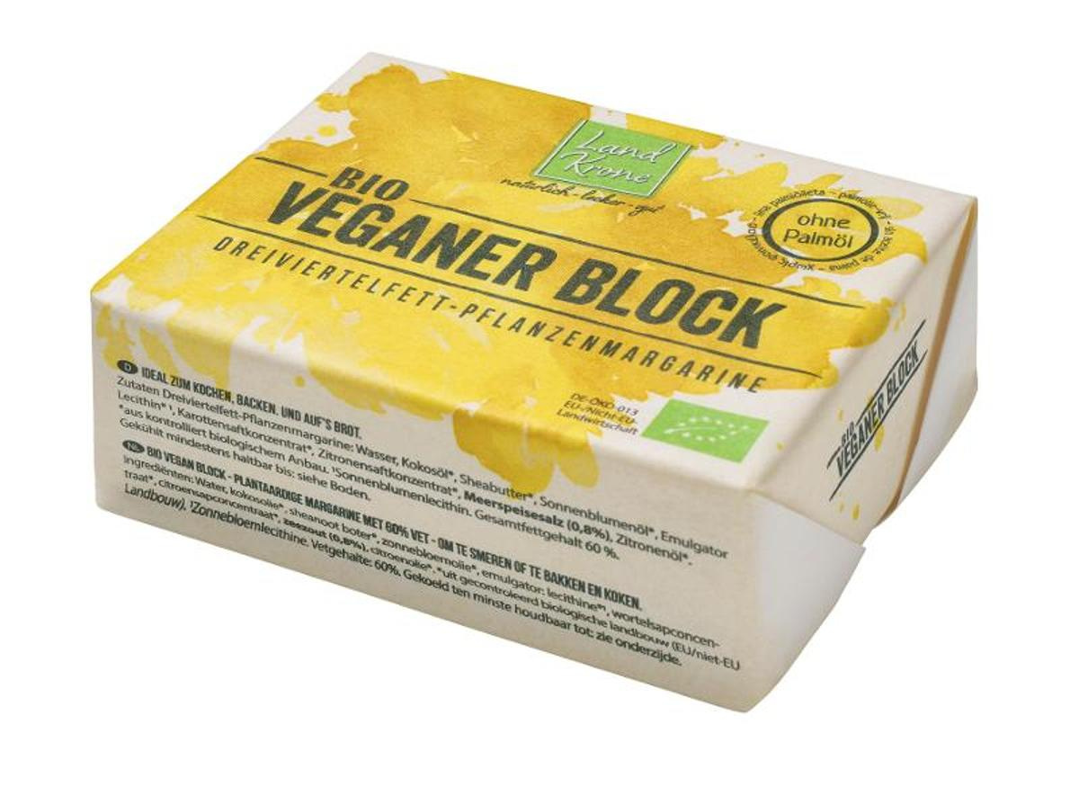 Margarine vegan im Block