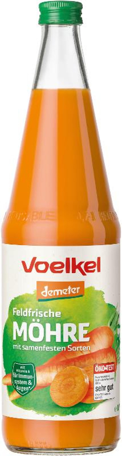Produktfoto zu Möhrensaft feldfrisch 0,7l Flasche