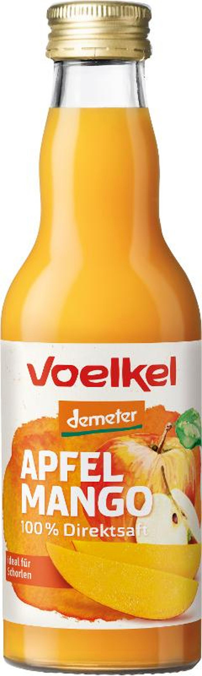 Produktfoto zu Apfel-Mango-Saft 0,2l Voelkel