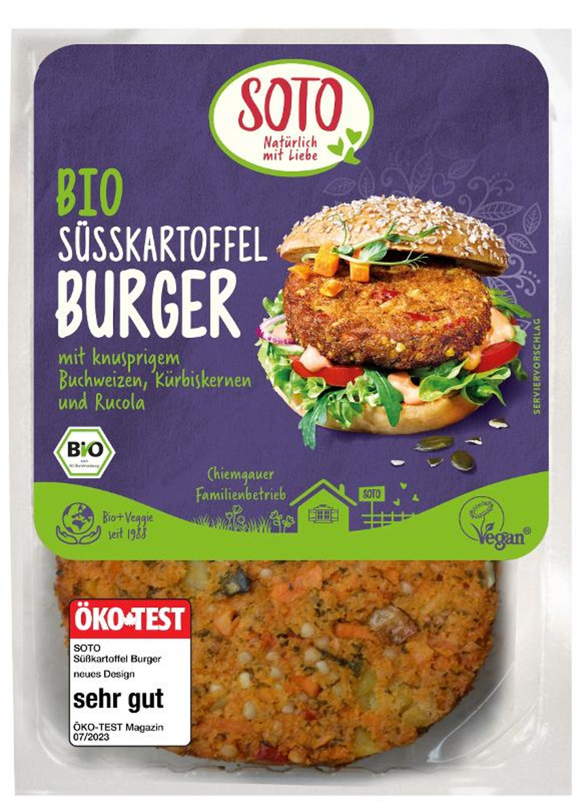 Süßkartoffel-Burger