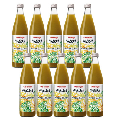 Produktfoto zu Kiste BioZisch Matcha Mango 10*0,5l