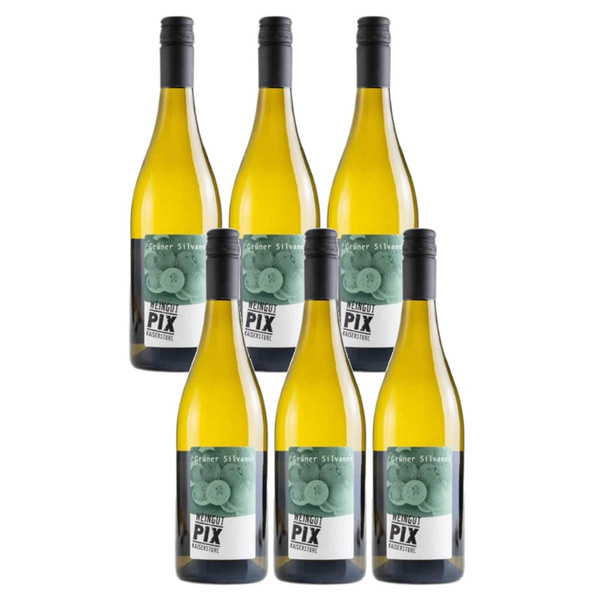 Produktfoto zu Kiste Grüner Silvaner vom Weingut Pix 6*0,75l