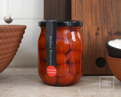 Produktfoto zu Kirschtomaten ganz 580ml von Terra Famiglia