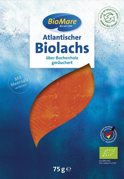 Produktfoto zu Lachs geräuchert 75g