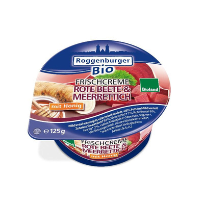 Produktfoto zu Frischcreme Rote Bete - Meerrettich mit Honig