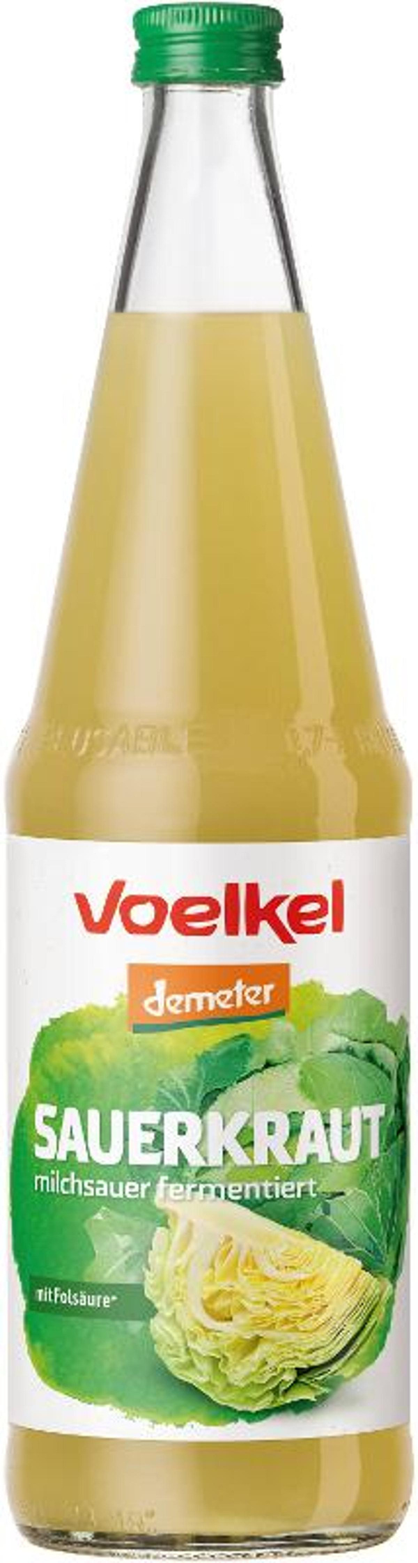 Produktfoto zu Sauerkrautsaft Demeter 0,7l