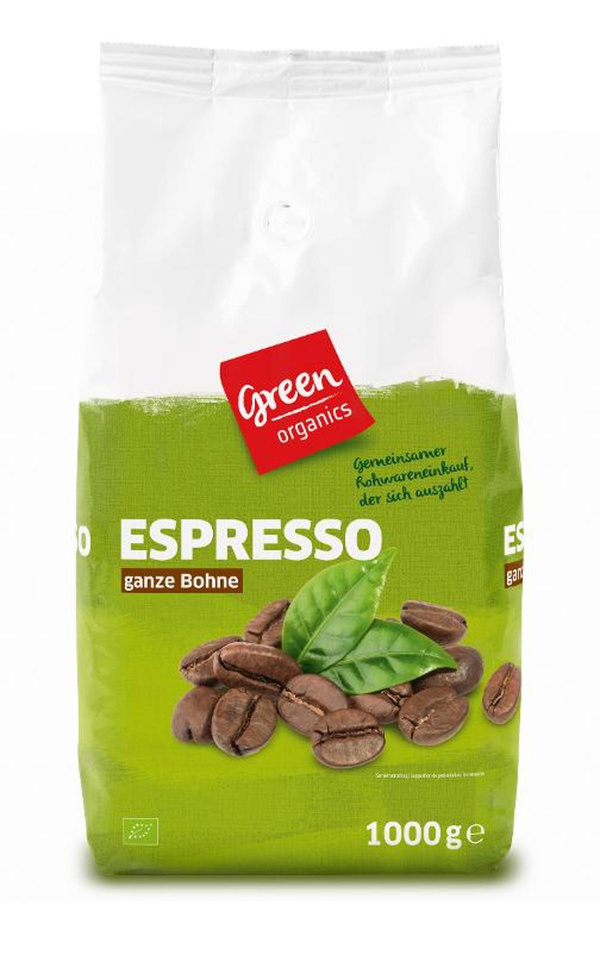Produktfoto zu Espresso ganze Bohne 1kg von green