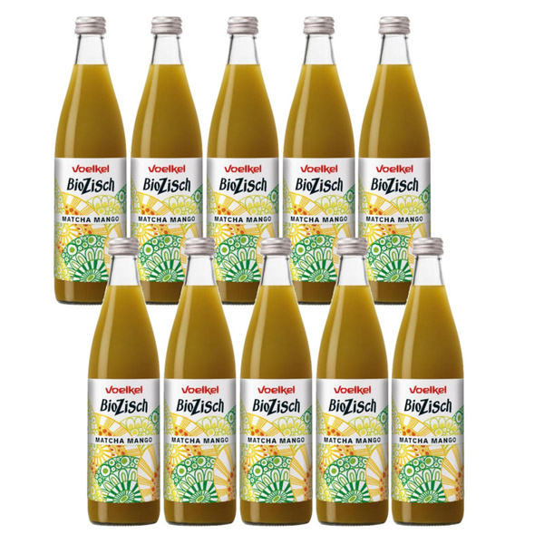 Produktfoto zu Kiste BioZisch Matcha Mango 10*0,5l