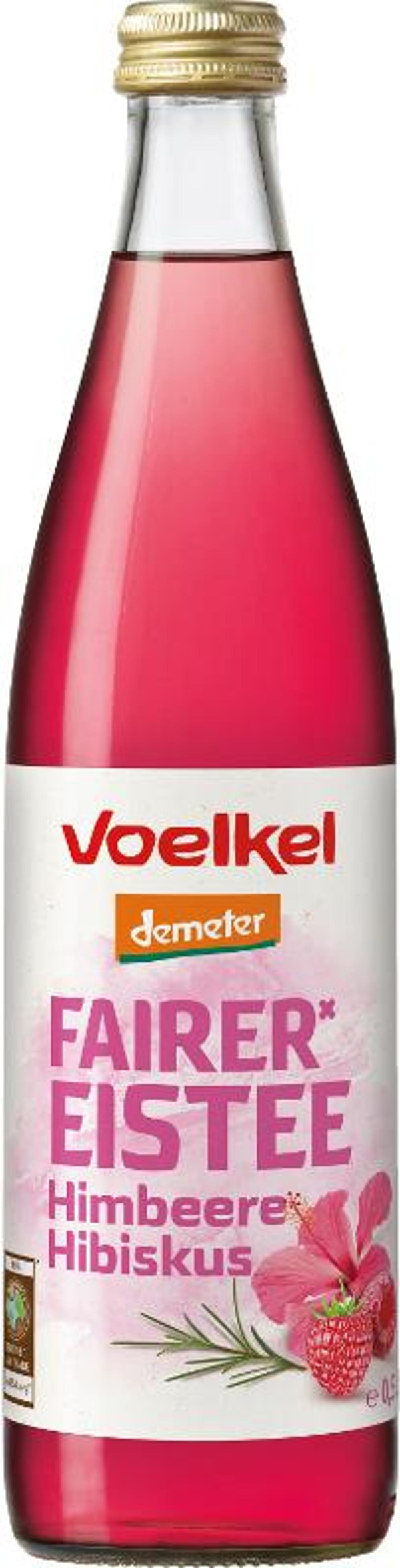 Produktfoto zu Eistee Himbeere & Hibiskus0,5l