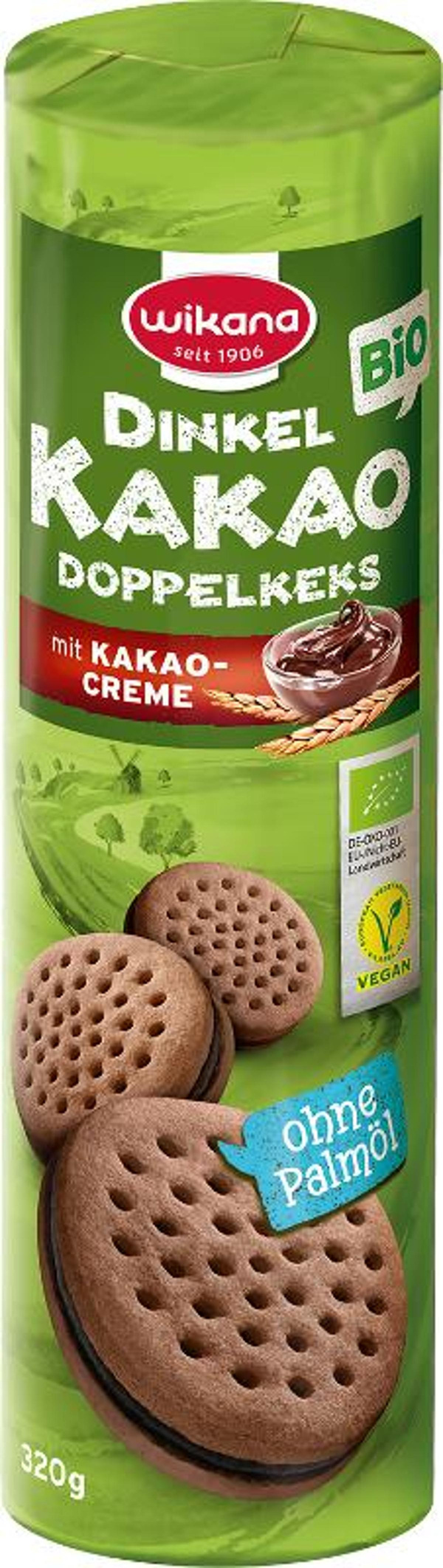 Produktfoto zu Dinkel Doppelkeks Kakao 320g