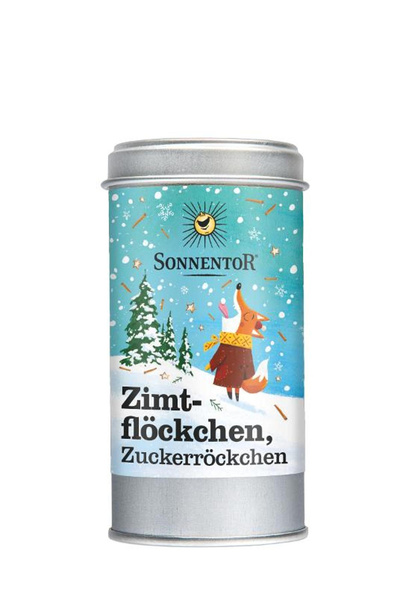 Produktfoto zu Zimtflöckchen Zuckerröckchen Streudose 70g